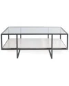 Bernhardt Harlow Cocktail Table In White