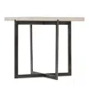 Bernhardt Hathaway Metal End Table In Gray