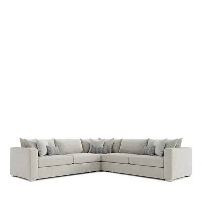 Bernhardt Helena 3 Piece Sectional In Flint Grey