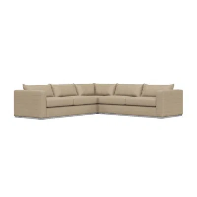 Bernhardt Helena 3-piece Fabric Sectional In Neutral