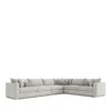Bernhardt Helena 4 Piece Sectional In Flint Grey