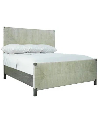 Bernhardt Interiors Alannis Woven Panel King Bed In Gray