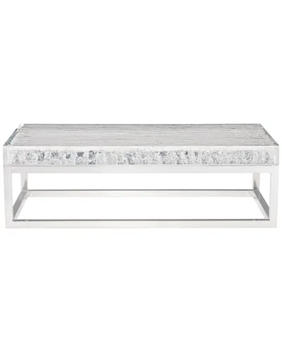 Bernhardt Interiors Arctic Cocktail Table In White