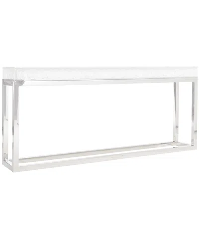 Bernhardt Interiors Arctic Console Table In White