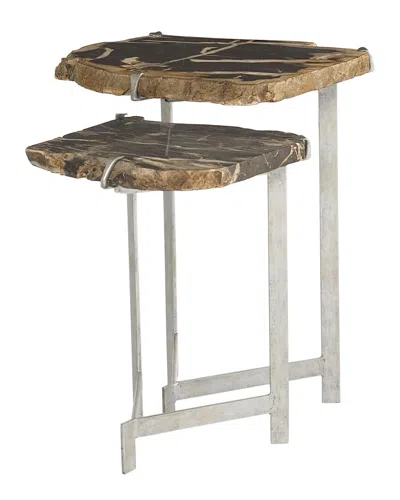 Bernhardt Interiors Ardelle Set Of 2 Nesting Tables In Brown