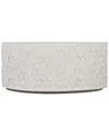 Bernhardt Interiors Athena Round Cocktail Table In White