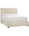 Bernhardt Interiors Avery Upholstered King Bed In White