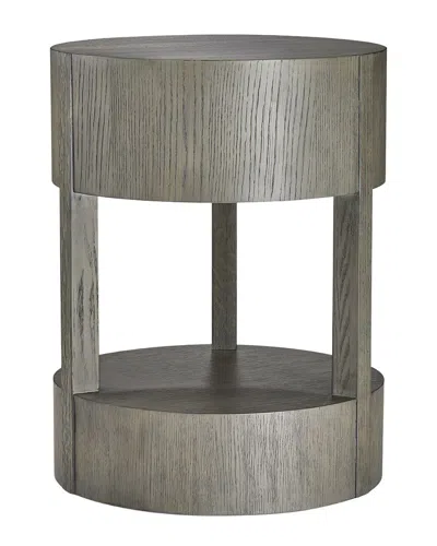 Bernhardt Interiors Calder Chairside Table In Gray
