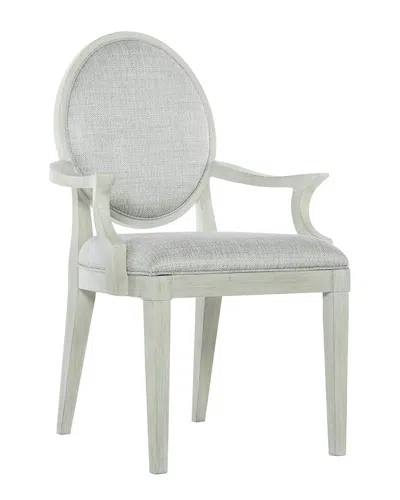 Bernhardt Interiors East Hampton Oval Back Arm Chair In Multi