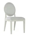 Bernhardt Interiors East Hampton Oval Back Side Chair In Multi