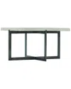 Bernhardt Interiors Hathaway Metal Bunching Cocktail Table In Metallic