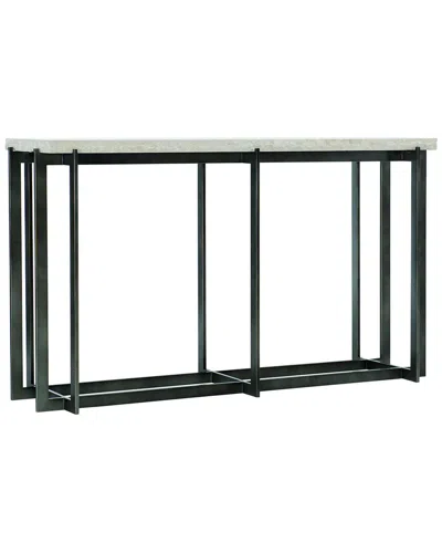 Bernhardt Interiors Hathaway Metal Console Table In Black