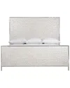 Bernhardt Interiors Helios Capiz Shell Bed In Grey