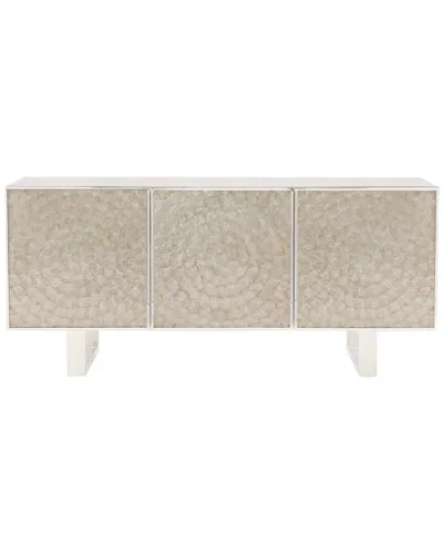 Bernhardt Interiors Helios Entertainment Console In White