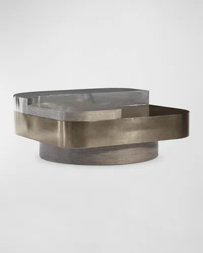 Bernhardt Interiors Jacopo Cocktail Table In Gold
