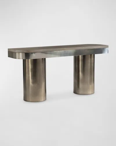 Bernhardt Interiors Jacopo Console Table In Gray