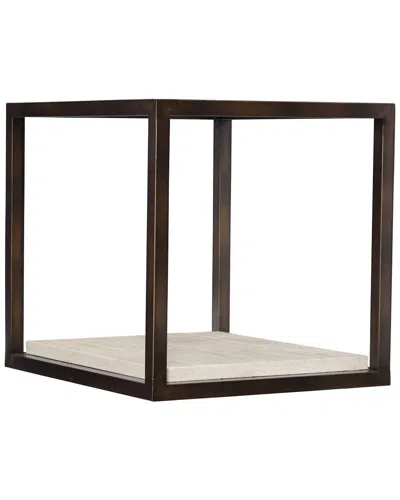 Bernhardt Interiors Kinsley End Table In Metallic