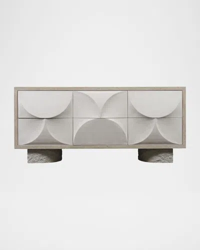 Bernhardt Interiors Lunula 6-drawer Dresser In Brown