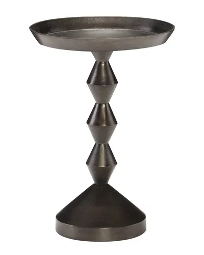 Bernhardt Interiors Mirabelle Round Chairside Table In Brown