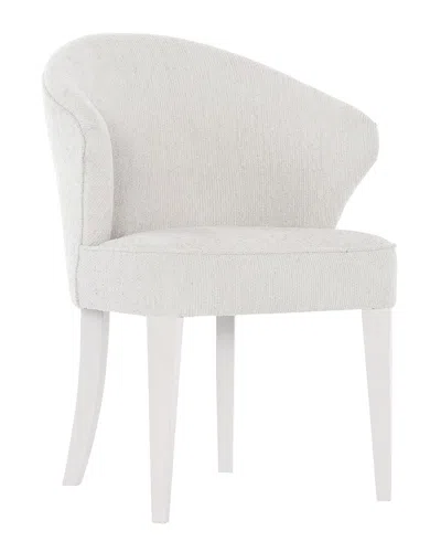 Bernhardt Interiors Silhouette Arm Chair In White