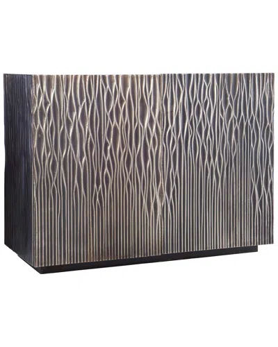 Bernhardt Interiors Skylar Door Chest In Metallic