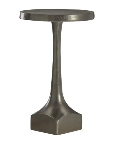 Bernhardt Interiors Stroud Pedestal Drink Table In Gray