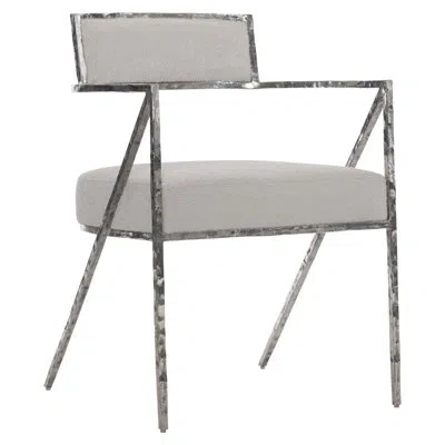 Bernhardt Interiors Torres Arm Chair In Silver