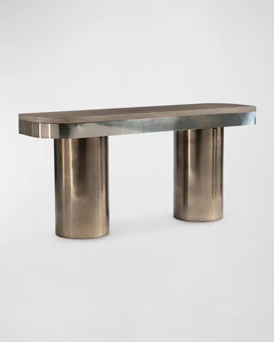 Bernhardt Jacopo Console Table In Metallic