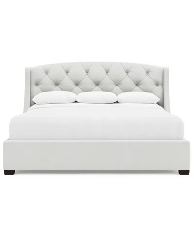 Bernhardt Jordan California King Upholstered Bed In Gray