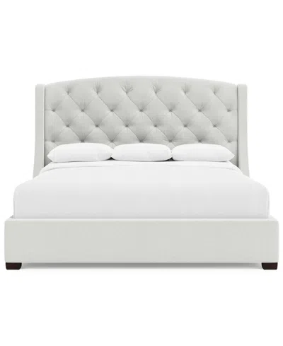 Bernhardt Jordan Queen Upholstered Bed In Gray