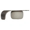 Bernhardt Kaori Abstract Coffee Table In Graphite