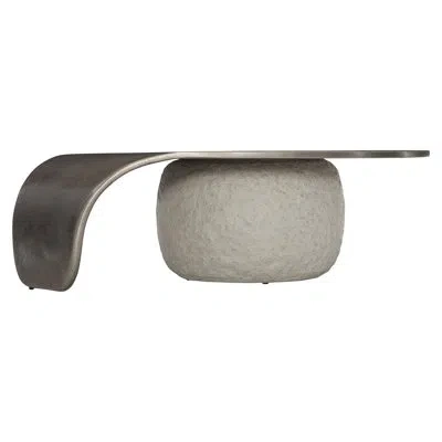 Bernhardt Kaori Abstract Coffee Table In Graphite