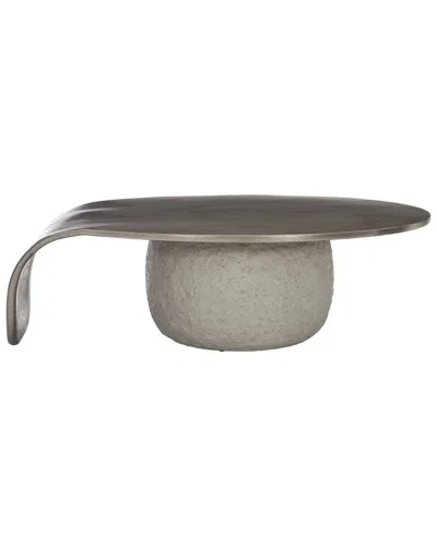 Bernhardt Kaori Cocktail Table In Gray