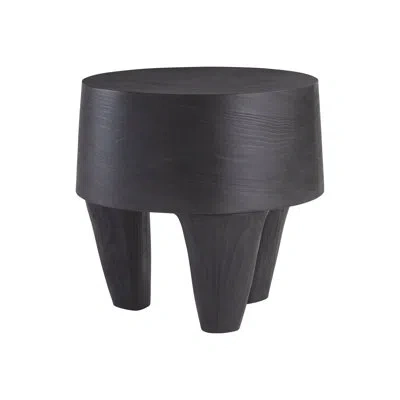 Bernhardt Katana Solid Wood End Table In Black