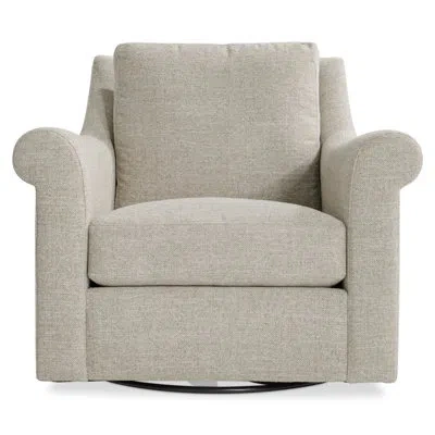 Bernhardt Keirnan Fabric Swivel Chair In Neutral