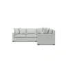 Bernhardt Kelsey 3-piece Fabric Sectional In Light Gray Polyester