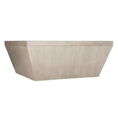 Bernhardt Landers Solid Coffee Table In Beige