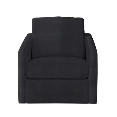 Bernhardt Landry  Swivel Chair In Akiko Graphite Performance 5534-011