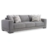 Bernhardt Lars Fabric Sofa In Gray