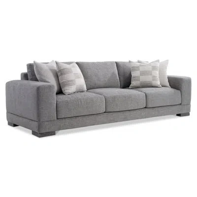 Bernhardt Lars Fabric Sofa In Gray