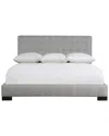 Bernhardt Lasalle Upholstered Panel Bed In Brown