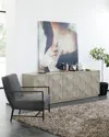 Bernhardt Linea Entertainment Console In Charcoal