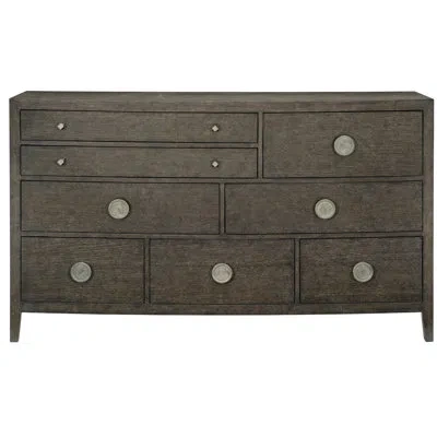 Bernhardt Linea 8 Drawer Dresser In Linea - Cerused Charcoal Finish