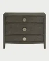 Bernhardt Linea Bachelor's Chest In Cerused Charcoal Finish