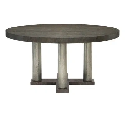 Bernhardt Linea Dining Table In Cerused Charcoal