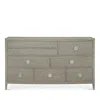 Bernhardt Linea Dresser In Cerused Greige Finish