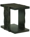Bernhardt Linea End Table In Grey