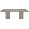 Bernhardt Linea Extendable Dining Table In Gray