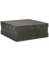 Bernhardt Linea Square Cocktail Table In Gray