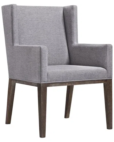 Bernhardt Linea Upholstered Arm Chair In Gray